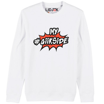 Sweat unisexe GIIKSIDE blanc