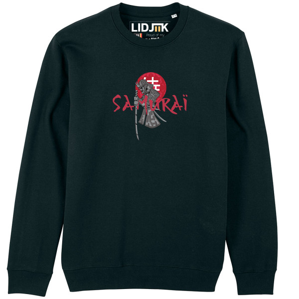 Sweat unisexe SAMURAI noir