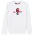 Sweat unisexe SAMURAI blanc